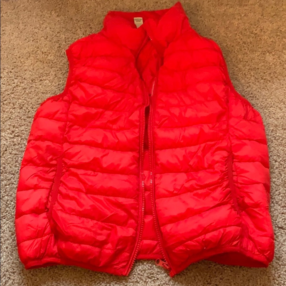 Red Puffer Vest